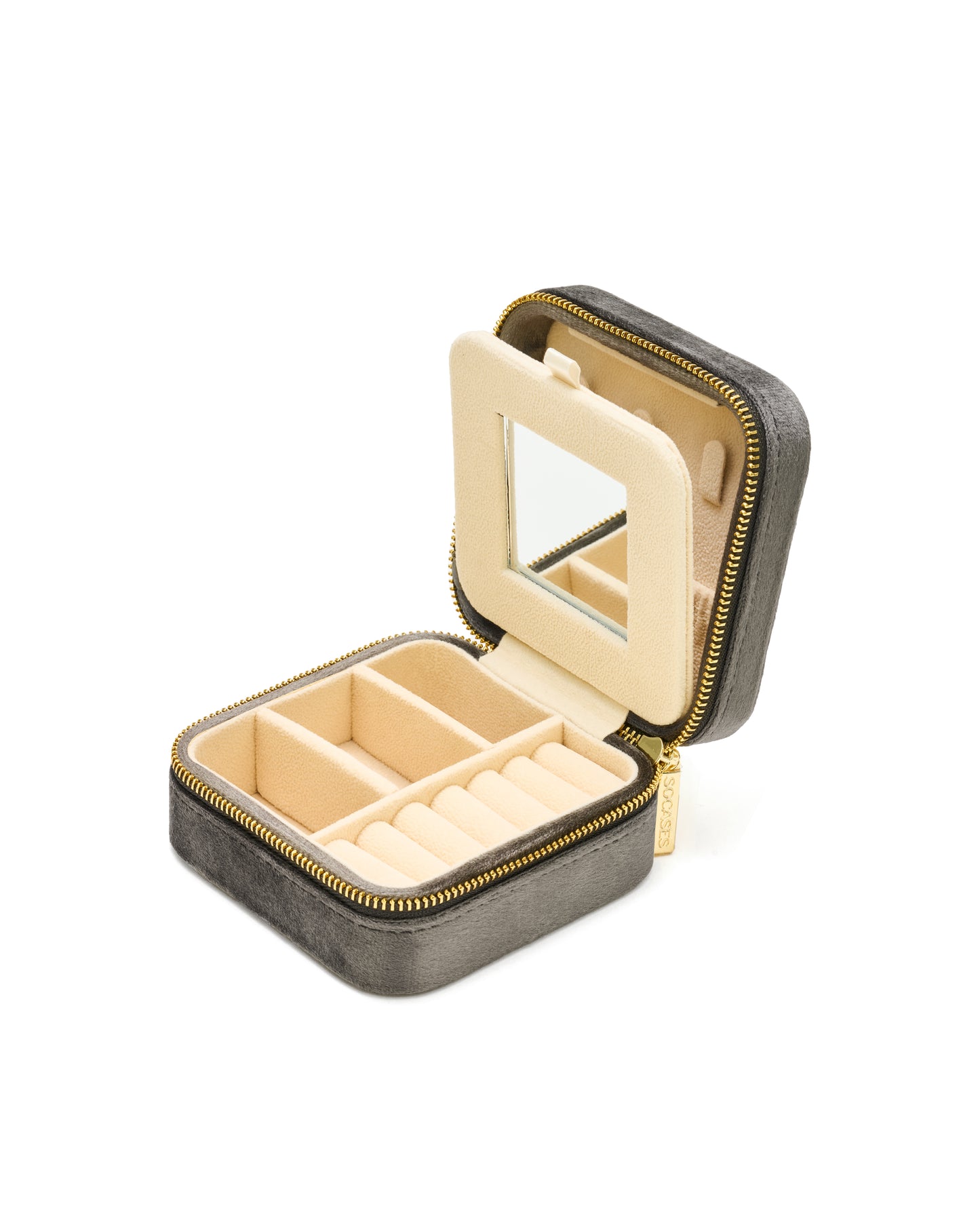 VELVET JEWELRY BOX col. future dusk, directly orderable - 5 pieces
