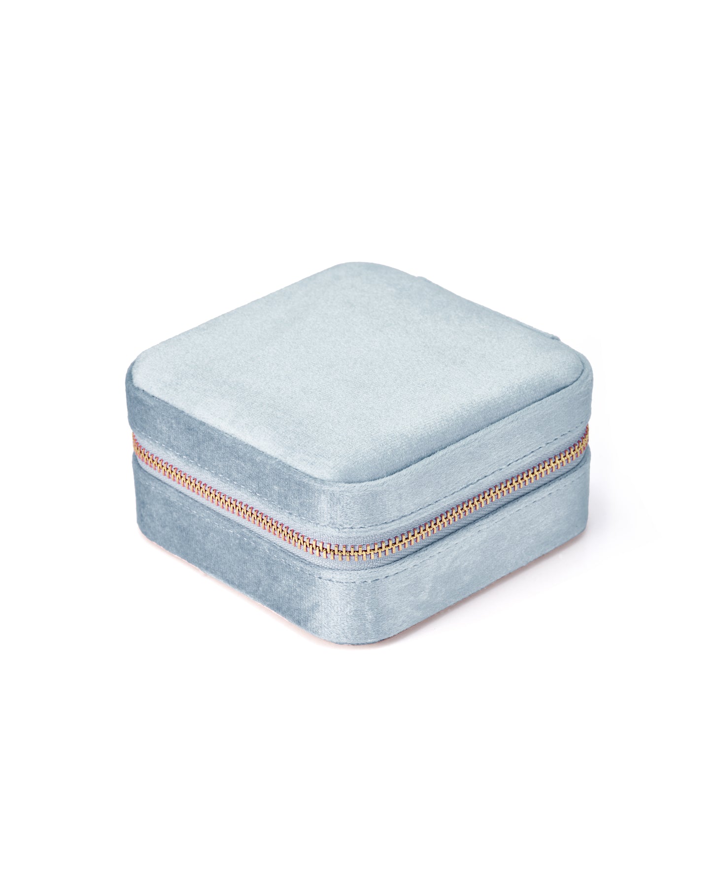 VELVET JEWELRY BOX col. winter sky, directly orderable - 5 pieces