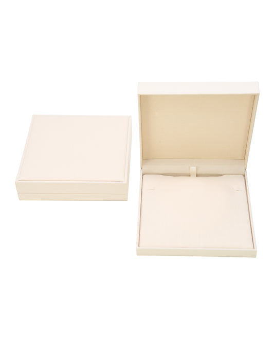 Schmucketui CLASSIC LEINEN - Modell 4 mit Inlay Collier, 50 Stück