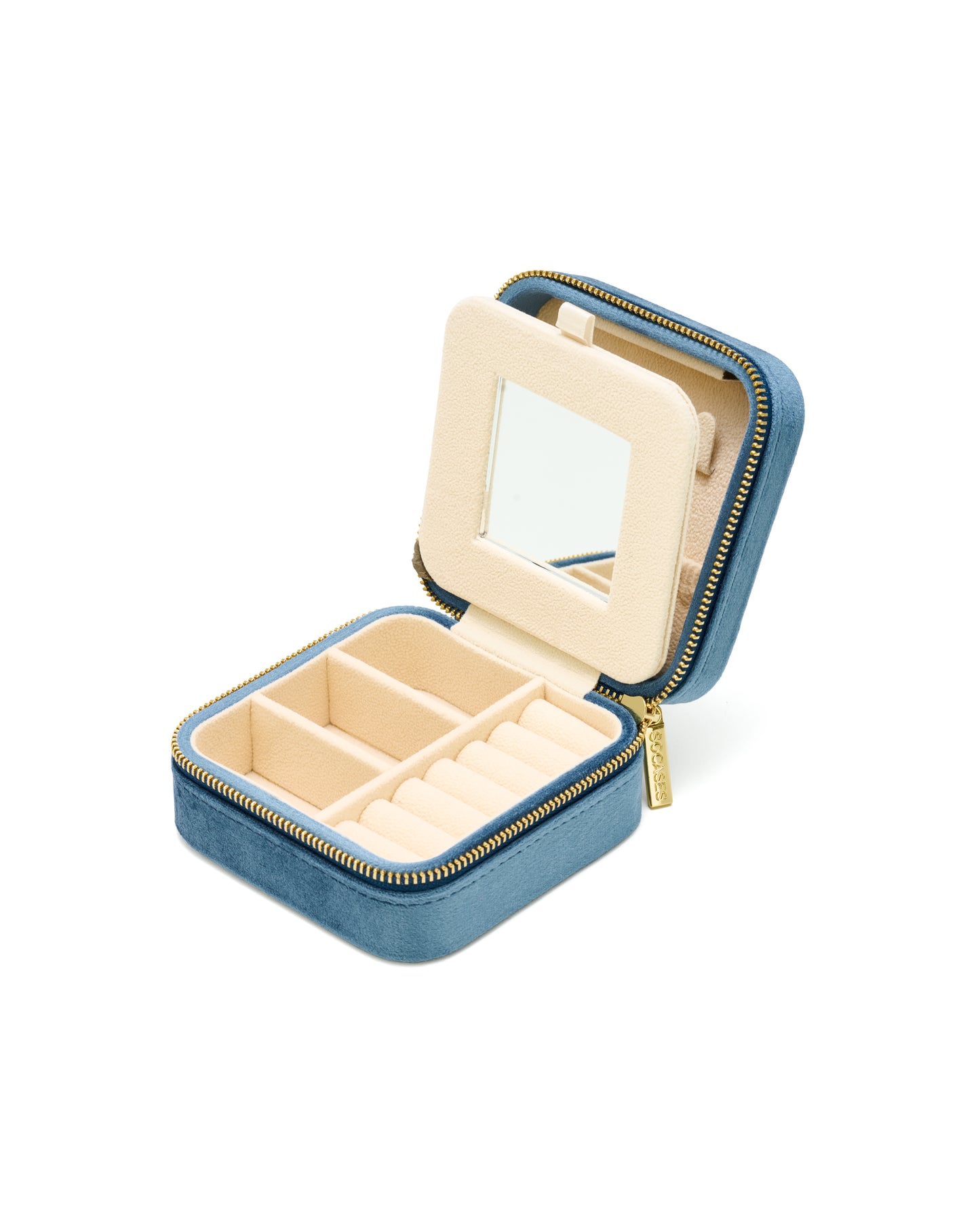 SAMT SCHMUCKKÄSTCHEN col. blue mirage, 5 Stück - direkt bestellbar