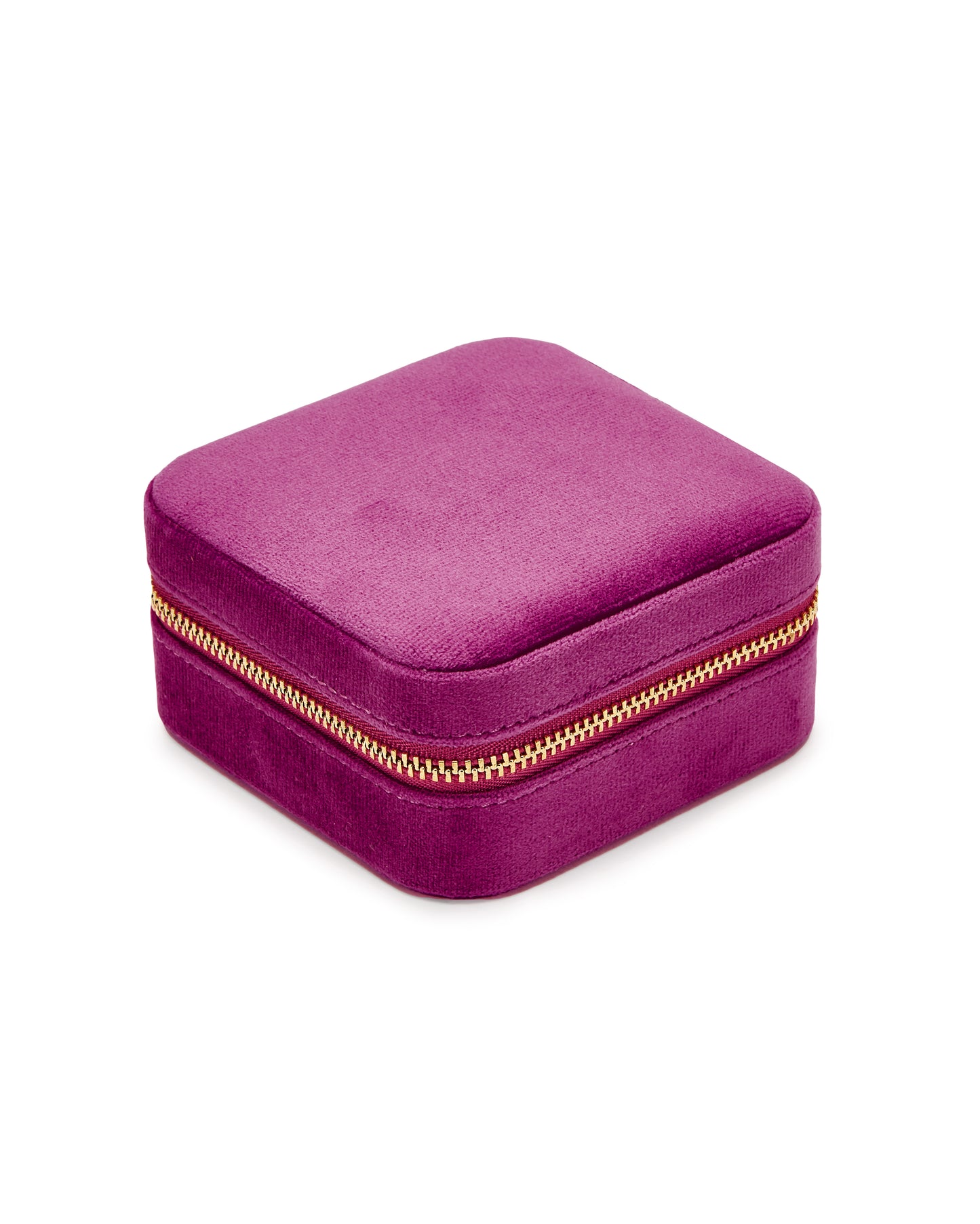 VELVET JEWELRY BOX col. wild berry, directly orderable - 5 pieces